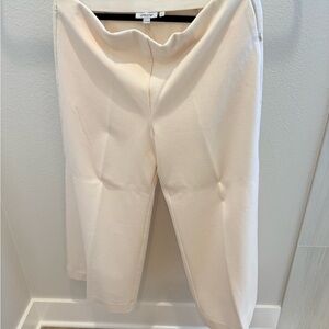 Chico's Wide Leg Elegant Cream Trousers Size 2.5
